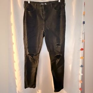 Old Navy Black Rockstar Super Skinny Jeans
